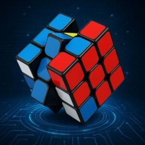 3×3×3 Puzzle Cube Multicolor – Classic Rubik’s Cube 3D Brain Teaser Puzzle Game for Kids & Adults