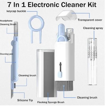 7-in-1 Electronic Cleaner Kit – Multi-Purpose Cleaning Tools for Gadgets & Accessories - Image 4