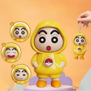 Face Changing Doll Toy with Keyring (1 Pc, Mix Color) | Cute Mood Expression Flip Doll Keychain for Kids & Gifts
