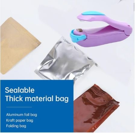 Hand Held Sealer – Mini Sealing Machine (Mix Color, 1 Pc) - Image 2