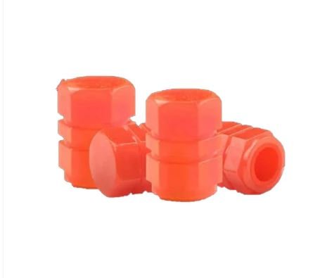 Luminous Tyre Valve Caps Glow in the Dark – LED Style Air Stem Covers for Car & Bike (4 Pcs, Mixed Colours) - Image 6