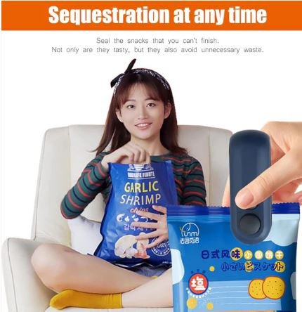 Mini Bag Sealer 2-in-1 Heat Sealer & Cutter – Portable Plastic Packet Sealing Machine for Kitchen & Travel - Image 3