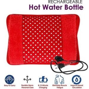 Velvet Electric Pain Relief Heating Bag – Reusable Hot Water Heating Pad for Body Pain & Muscle Relaxation