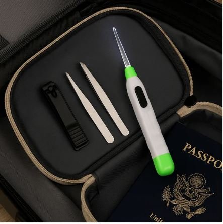 5-in-1 LED Flashlight Earpick with Interchangeable Transparent Ear Wax Removal Heads (1 Pc) - Image 6