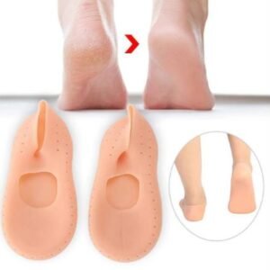 Anti Crack Silicone Gel Foot Protector Moisturising Socks for Heel Care & Pain Relief