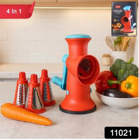 Apex 4 in 1 Signature Rotary Grater with Interchangeable Blades for Cheese, Vegetables & Fruits - Image 6