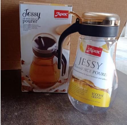 Apex Jessy Oil & Juice Pourer Dispenser Bottle | Approx. 1000 ml (1 Pc) - Image 2