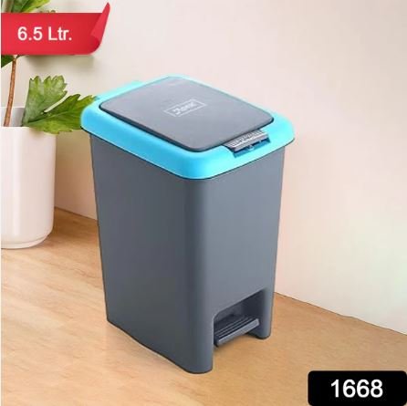 Apex Plastic Push-N-Pedal Dust Bin 6.5 Liters (1 Pc / Assorted Colors) - Image 7