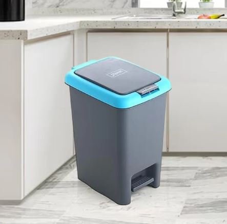 Apex Plastic Push-N-Pedal Dust Bin 6.5 Liters (1 Pc / Assorted Colors) - Image 4