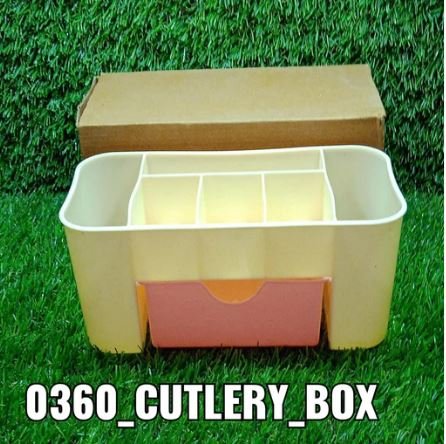 Makeup Cutlery Storage Box for Girls – Multi-Purpose Organizer for Cosmetics & Accessories - Image 2