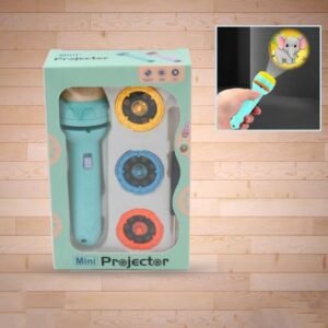 Mini Slide Projector Learning Toy for Kids with 3 Slides & Animated Pattern