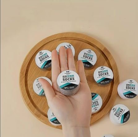 Disposable Travel Socks for Airplane & Outdoor Use – Hygienic Single-Use Foot Covers (1 Pair) - Image 5