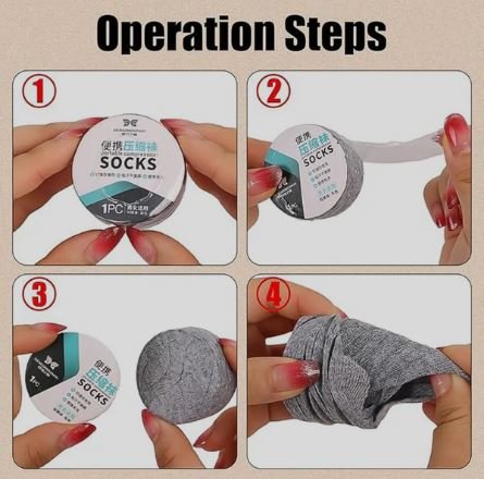 Disposable Travel Socks for Airplane & Outdoor Use – Hygienic Single-Use Foot Covers (1 Pair) - Image 3
