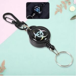 Safety Anti-Lost Retractable Key Chain for Keys & ID Cards (1 Pc / Small)