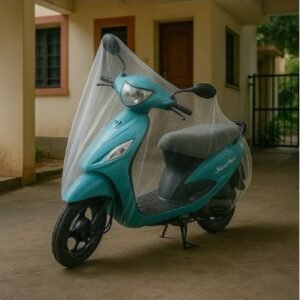 Small Plastic Activa Scooter Cover (220 cm) | Waterproof Dustproof Two Wheeler Cover (1 Pc)
