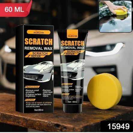 Car Scratch Removal Wax (60 ML) | Removes Light Scratches & Restores Shine
