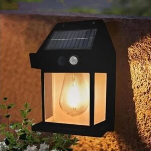 Solar Wall Lamp – Wireless Outdoor LED Light with Motion Sensor & 3 Lighting Modes