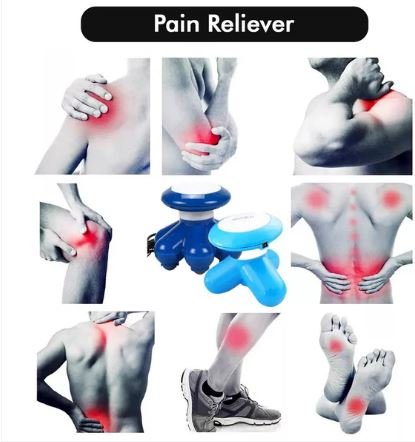 USB Vibration Full Body Massager for Pain Relief & Muscle Relaxation (1 Pc) - Image 2