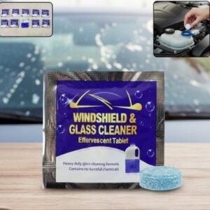 Car Wiper Detergent Effervescent Tablets for Windshield Cleaning (Pack of 10)