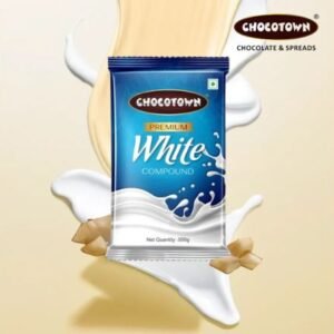 Chocotown Premium White Choco Compound Slab – 500 gm