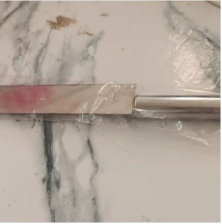 Professional-Grade Stainless Steel Vegetable Cleaver Knife (1 Pc) - Image 2