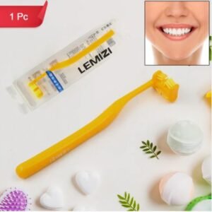 Six-Sided Soft Toothbrush with Anti-Bacterial 6-Side Care (1 Pc / Mix Color)
