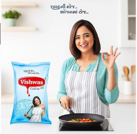 Vishwas Refined Palm Oil – 100% Pure Palmolin Cooking Oil (Jar & Pouch Pack) - Image 4