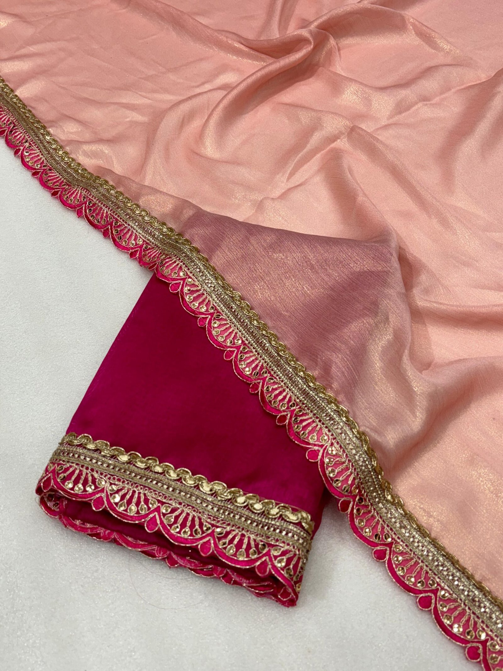 Chikoo Rani Royal Embroidery Saree - Image 2