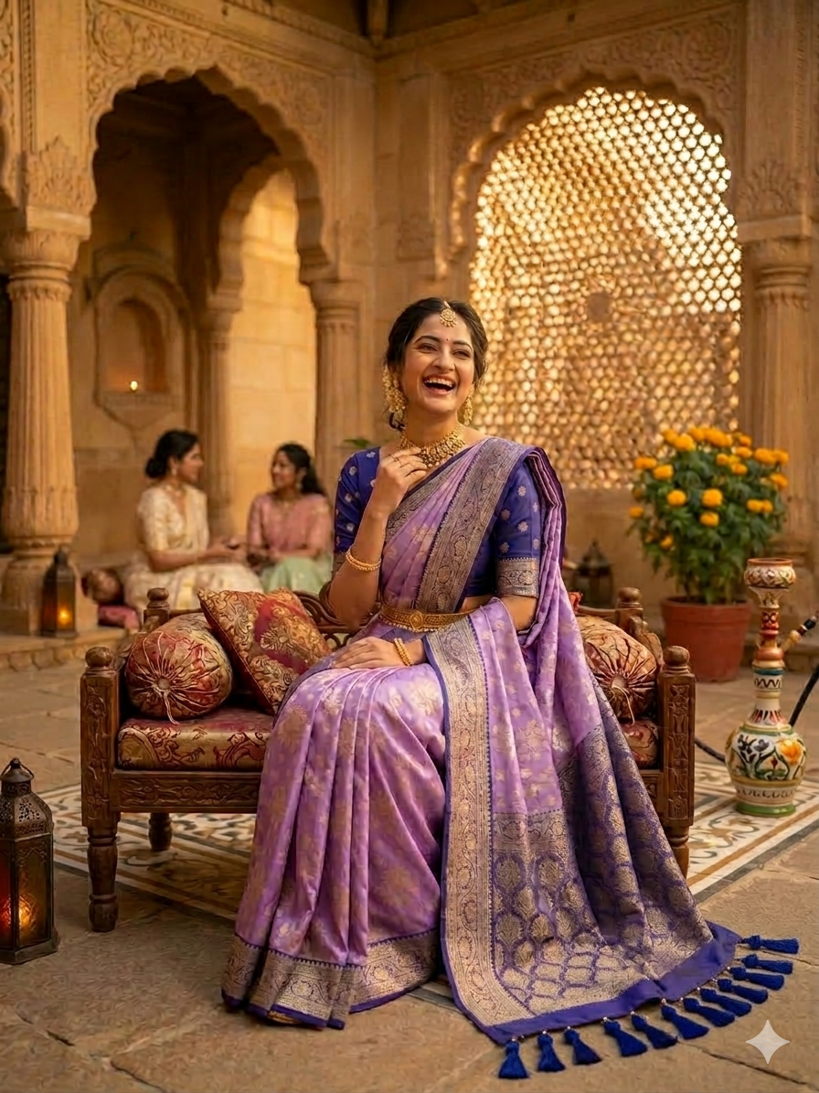 ChAP Royal Dola Silk Saree - Image 5