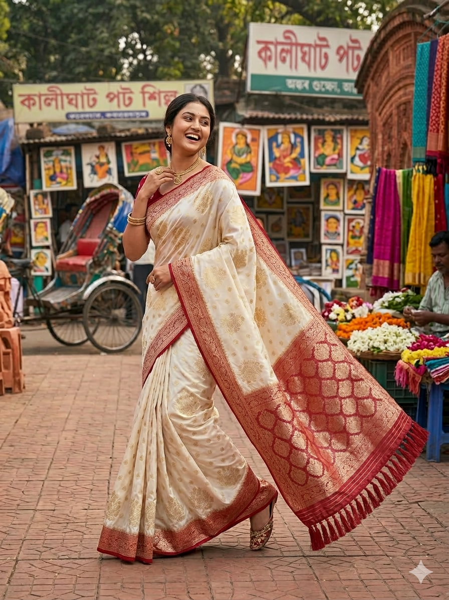 ChAP Royal Dola Silk Saree - Image 2